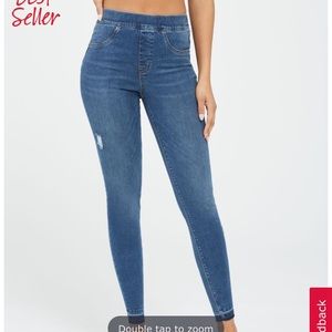 Spanx Distressed Skinny Jeans